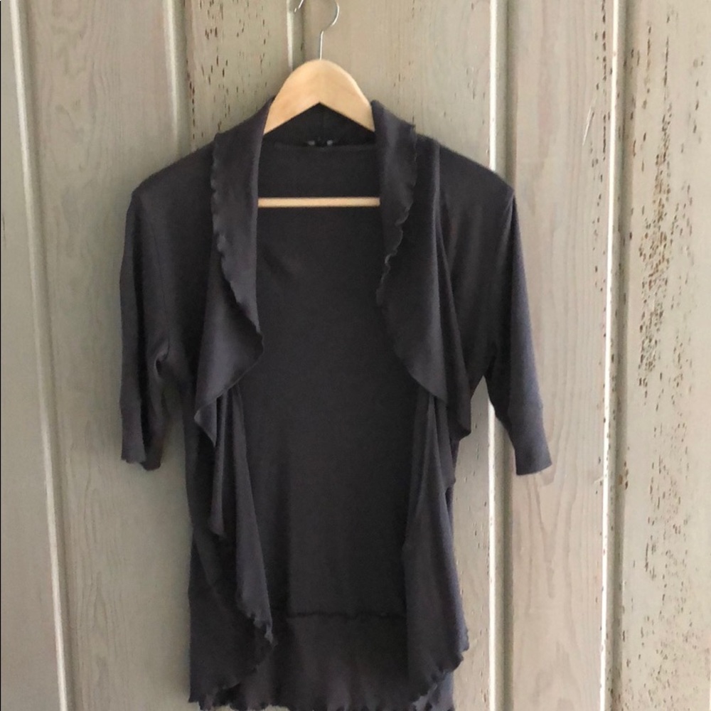 Grey lightweight top